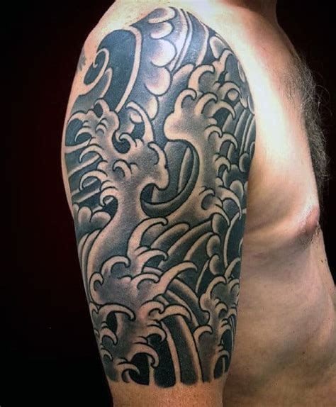 60 Japanese Wave Tattoo Designs For Men Oceanic Ink Ideas