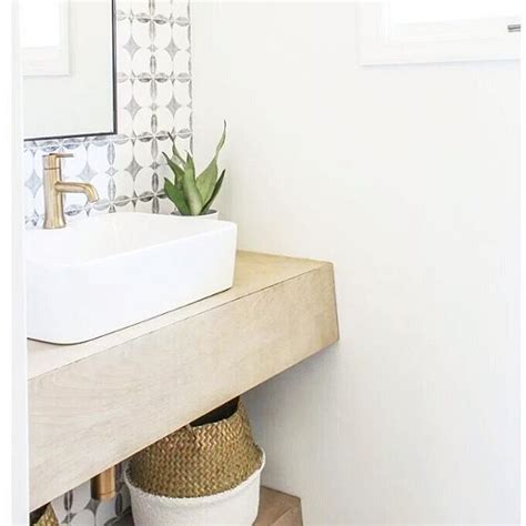 Then install the floating vanity. Floating Vanity DIY - Modern Bathroom Decor | Floating ...