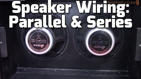parallel series amp speaker wiring youtube