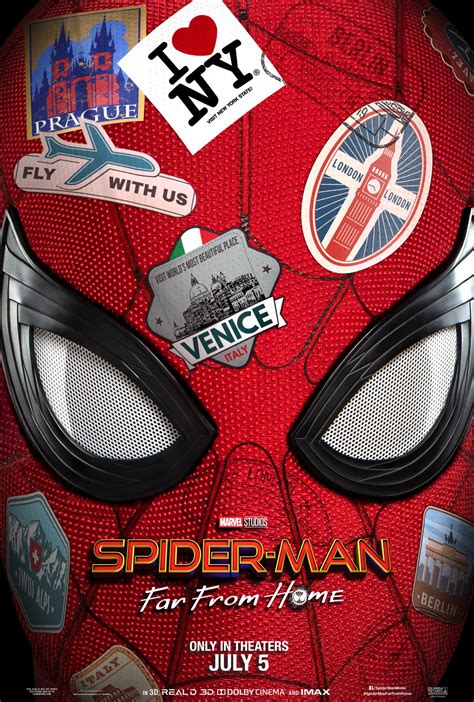Spider Man Far From Home Official Poster Rspiderman
