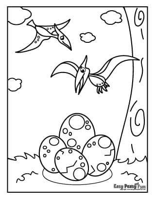 Dinosaur Coloring Pages - 30 Printable Sheets - Easy Peasy and Fun