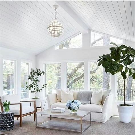 The loft is useless in terms of space. So much light! | Farm house living room, Chic living room ...