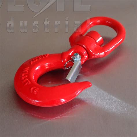 Swivel Hooks: Alloy Steel with Safety Catch - Painted ...