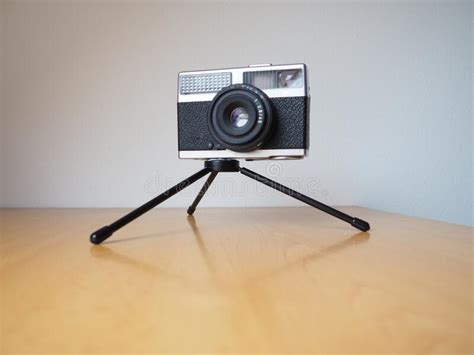 Vintage Camera On A Tripod Stock Photo Image Of Small 172681220
