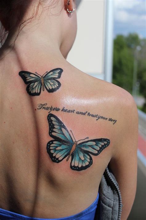 20 Cute Butterfly Tattoos On Back For Women Butterfly Tattoos For