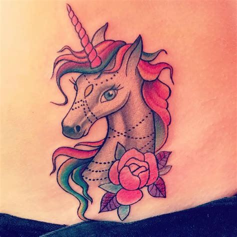 20 Unicorn Tattoos Thatll Revive Your Imagination
