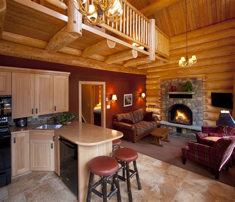 Luxurious Log Cabin In The Woods North American Log Crafters
