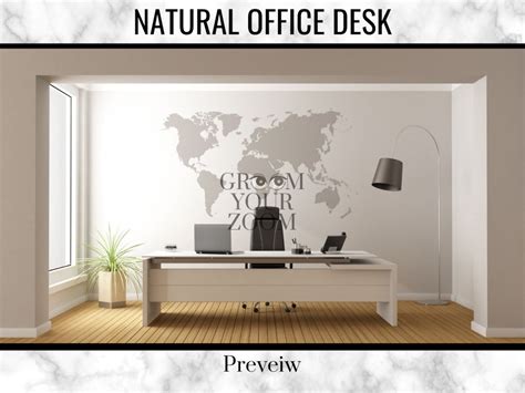 Natural Office Zoom Background