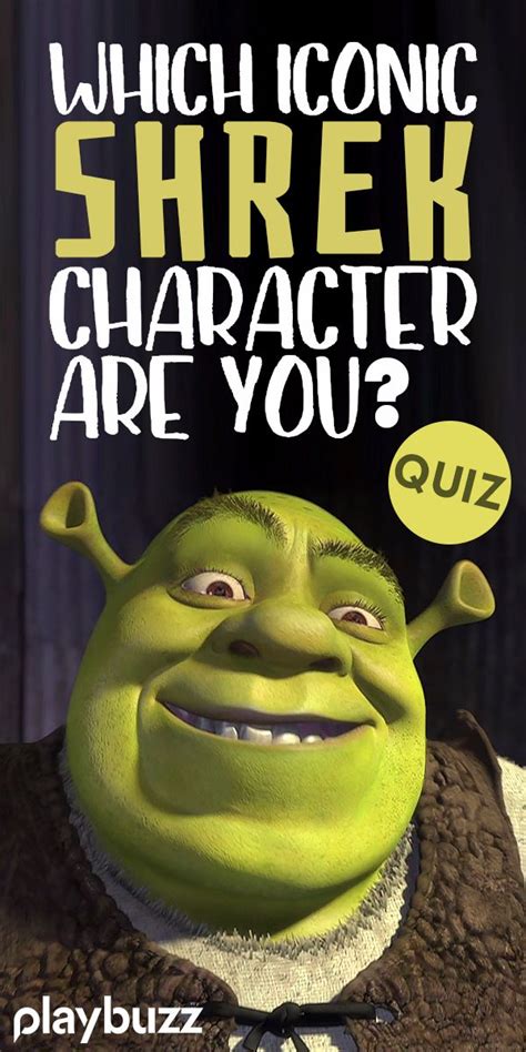 Quiz Which Iconic Shrek Character Are You In 2020 Shrek Character