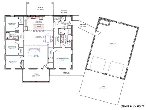The Floor Plan For A House With Two Separate Rooms