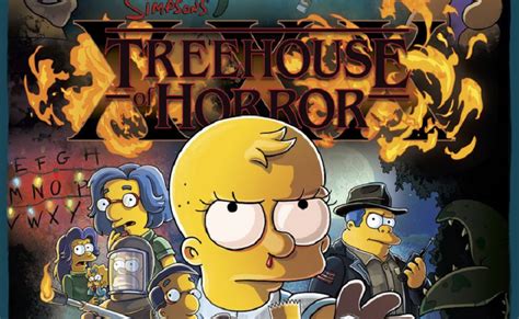 épisode Halloween Simpson Lisa A Peur Des Monstres - The Simpsons: Treehouse of Horror XXX rend hommage à Stranger Things