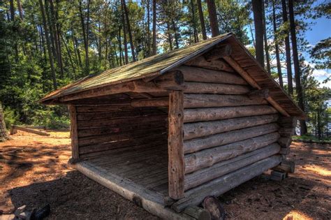 Adirondack Lean To At Paul Smiths Survival Shelter Wilderness