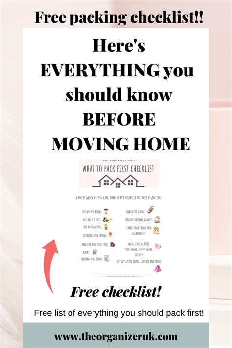What To Pack First When Moving House The Ultimate Guide Moving