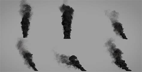 2k Black Smoke Plume Pack Large Scale By Dynamicfootage Videohive