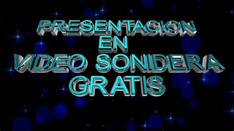 Presentacion Para Sonidos En Video 2023 Libre Youtube