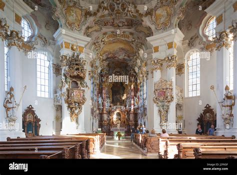 Germany Bavaria Wieskirche Church Bavarian Rococo Church By