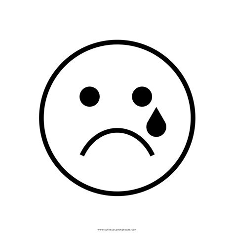 Finde illustrationen von traurig emoji. Trauriges Gesicht Ausmalbilder - Ultra Coloring Pages