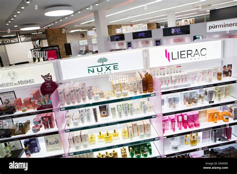 High End Cosmetics On Display At A Walgreens Flagship Store In Downtown