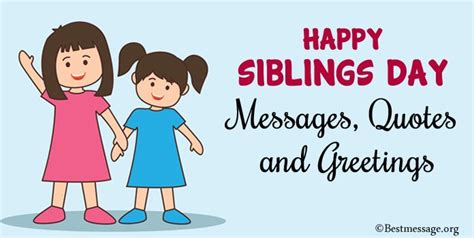 Happy Siblings Day Messages Siblings Quotes And Greetings