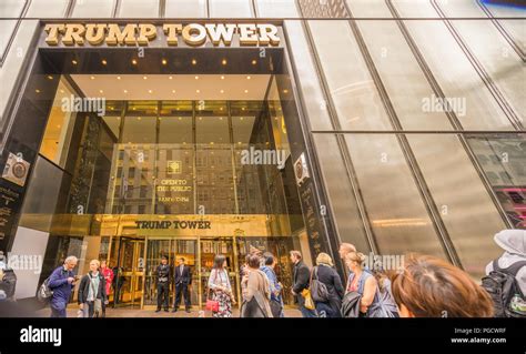 Entrance To Trump Tower Hi Res Stock Photography And Images Alamy