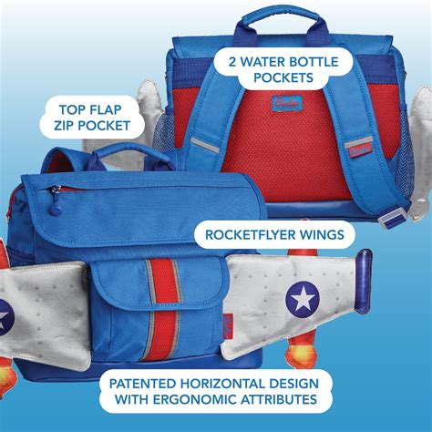 Kids Backpacks Rocketflyer Childrens Backpack Ages 3 To 10 Bixbee