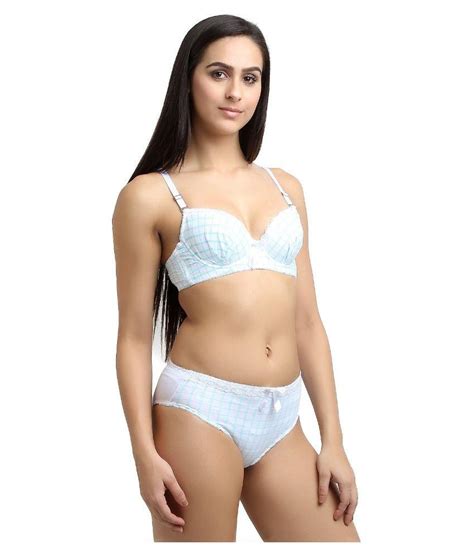Buy Theoowls White Cotton Bra And Panty Sets Online At Best Prices In