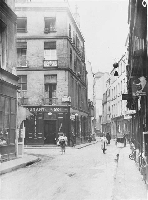 A View Of Rue Des Rosiers In The Jewish Quarter In Paris Collections