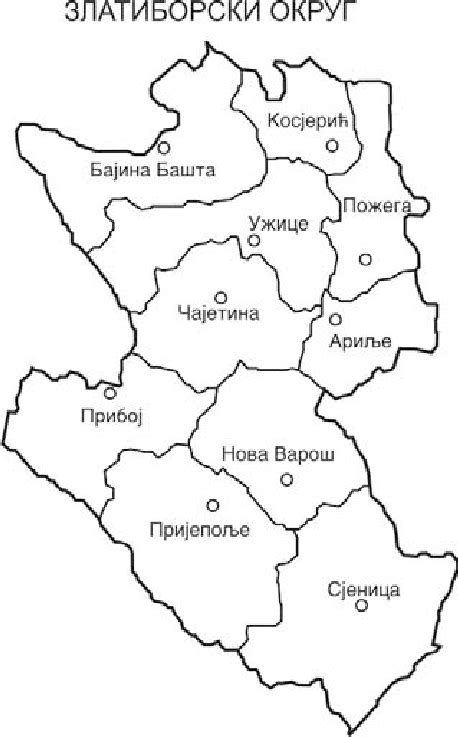 Sketch Of The Present Zlatibor Region Download Scientific Diagram