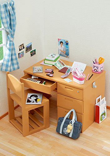 Tribesigns unfinished kids study desk and chair set with hutch, 47 height adjustable solid wood writing student desk for child, great for kid's bedroom or any small space. Petit Sample - Benkyoudukue Cute Mini Student Study Desk ...