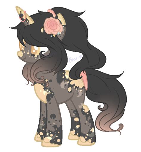 Flower Unicorn Auction Paypalpoints Closed By Faw N On Deviantart