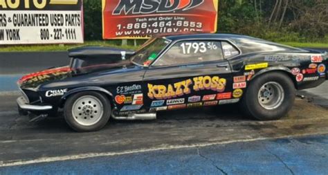 Historic Ford Mustang Ii Pro Stock Car In Action Hot Cars