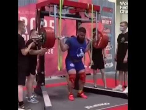 Russian Powerlifter Alexander Sedykh Breaks Both Knees 400kg Squat