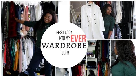 The First Look Ever Inside My Wardrobe Tour Youtube