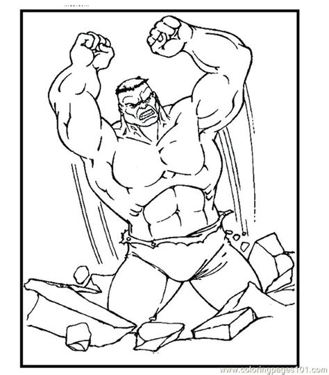 Hulk Smash Coloring Pages at GetDrawings | Free download