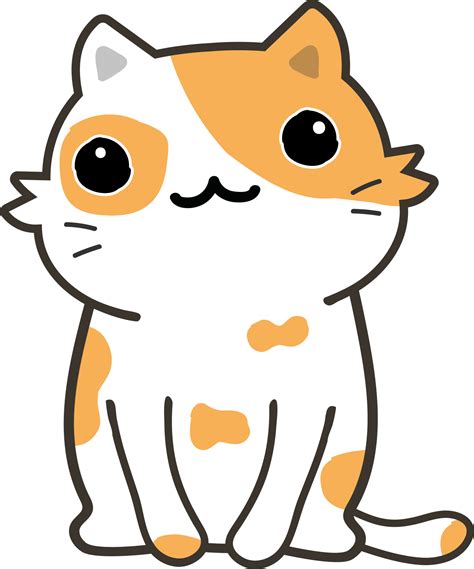 Cute Cat Cartoon Kitty 8483911 Png