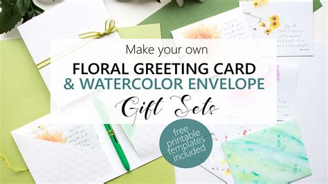 · how to make a greeting card. Greeting Card Making: Create Your Own Floral Card and Watercolor Envelope Gift Sets | Jane And ...