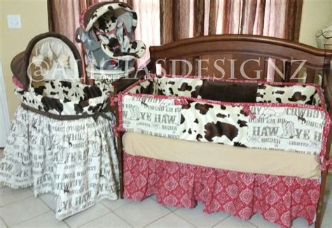 Western crib bedding, you want it, we got it! Western theme crib bedding carseat cover & bassinet cover ...