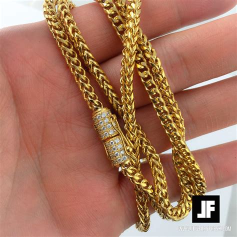 4mm 18k Gold Ip Luxury Edition Franco Chain Jewelryfresh