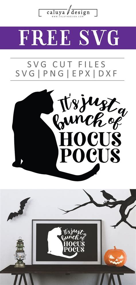 Download Free Hocus Pocus SVG, PNG, EPS & DXF by | Halloween silhouettes, Cricut, Free printable clip art
