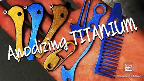 Then remove the tape, and anodize to a lower color. How To Color Anodize Titanium - YouTube