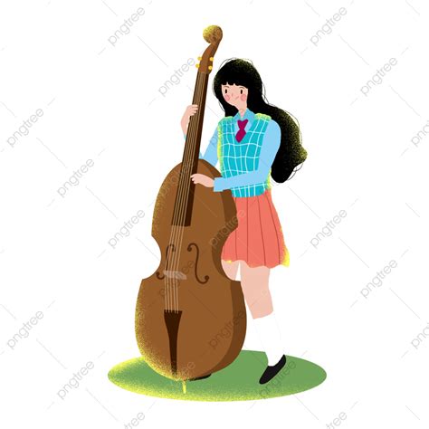 Girl Playing Piano Clipart Vector Piano Playing Girl Playing Cello