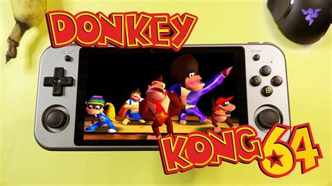 Donkey Kong 64 Intro N64 Played On Anbernic Rg522 Youtube