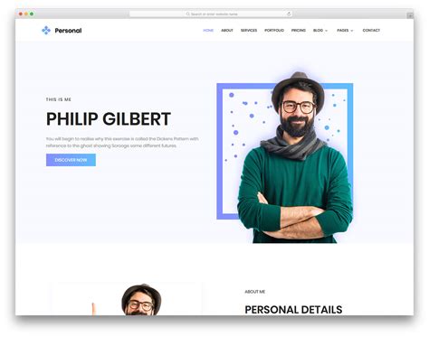 A collection of 48 personal one page templates. 33 Free Personal Website Templates To Boost Your Brand ...