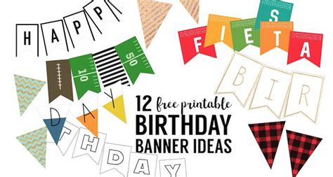 Free Printable Birthday Banner Ideas 1 Anno