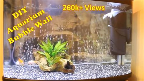 How To Diy Aquarium Bubble Wandbarwall Youtube