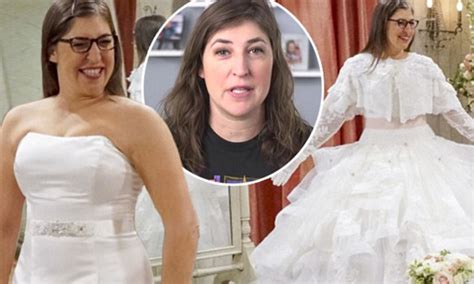 Mayim Bialik Admits Trying Wedding Dresses On For Big Bang Theory Was