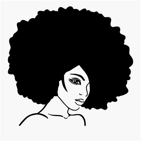 Wall Decal Sticker Beauty Parlour Afro Afro Png Free Transparent