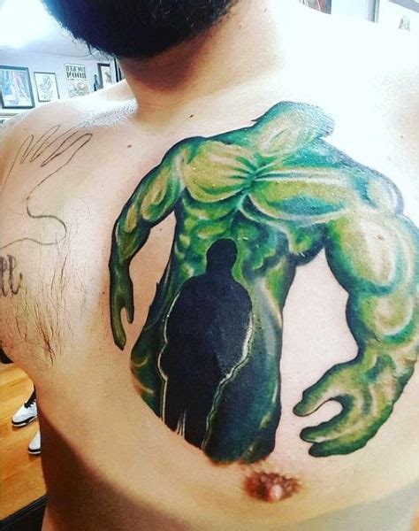 39 hulk tattoos ranked in order of popularity and relevancy. 100 Incredible Hulk Tattoos For Men - Gallant Green Design ...