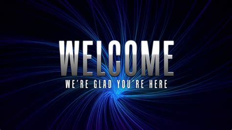 Church Motion Background Flicker Welcome