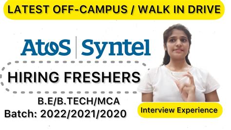 Atos Syntel Campus Placement Interview Experience Off Campus Drive